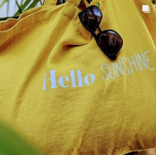 Cabas en Lin &quot;Hello Sunshine&quot;