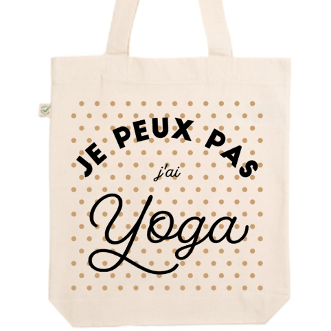 Tote Bag "Je peux pas j'ai Yoga" - Little Antoinette