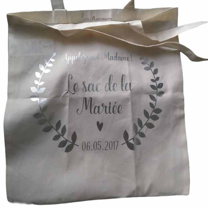 Tote Bag &quot;Le sac de la Mariée&quot; - Little Antoinette